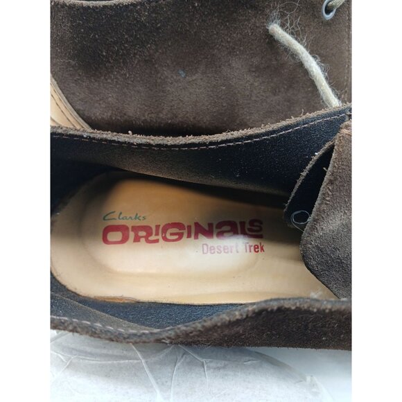 Clarks Originals Desert Trek Brown Suede Lace Up Shoes Crepe Sole Mens Size 12 main image 12